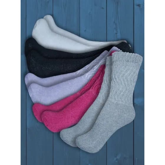 KIT C/5 Pares De Meias Aeróbica Feminina Academia Esportiva Fitnes Cano Longo Alto Conforto PROMOÇÃO