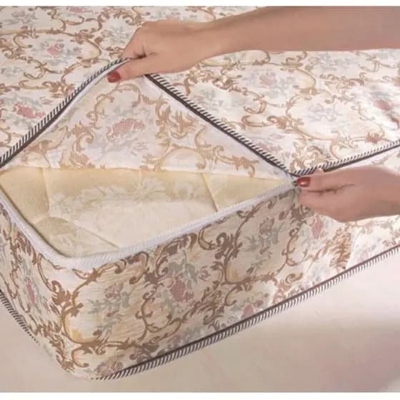 Capa De Colchão Casal Com Ziper Microfibra Para Estampado Oferta*