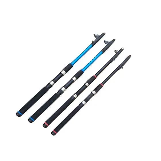 Vara de Pesca Telescópica 1.8-3.6M Super Dura Ultra Leve Longo Alcance Profissional para Molinete Praia Mar Rio Lago