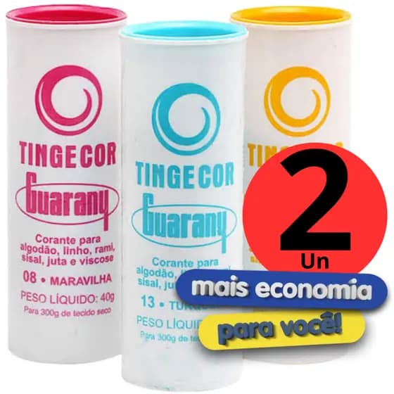 Kit 2 unidades Corante TingeCor Guarany