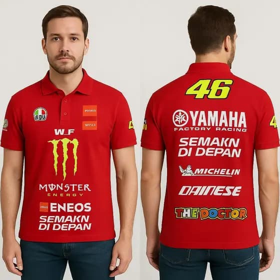 Camisa gola Polo Yamaha Dry fit Monster Premium *Lançamento*