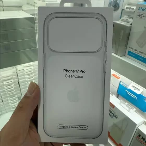 Capa Transparente Para Apple iPhone 17 Pro Max Com MagSafe E Controle De Câmera : Leve Telefone , Compatível Carregament