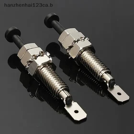 HAN 2 Pcs Universal Alarme De Carro Segurança Ajustável Auto Tru Capô Interruptor De Pino De Porta N