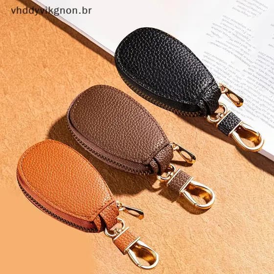 vhddyvikgnon Carteiras Para Chaves De Carro Mulheres Casais Zíper Porta Armazenamento Mini Portátil Multi-Função Simples
