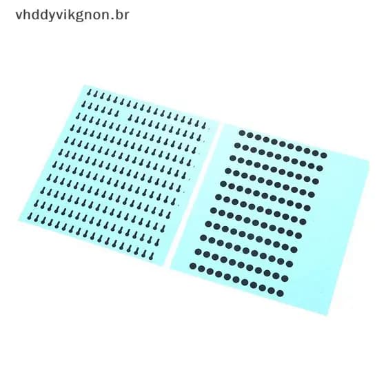 vhddyvikgnon Diâmetro 1.5/2/3.5/7/8/9MM Almofadas De Borracha Condutoras Kit De Reparo De Teclado Para Controle Remoto I