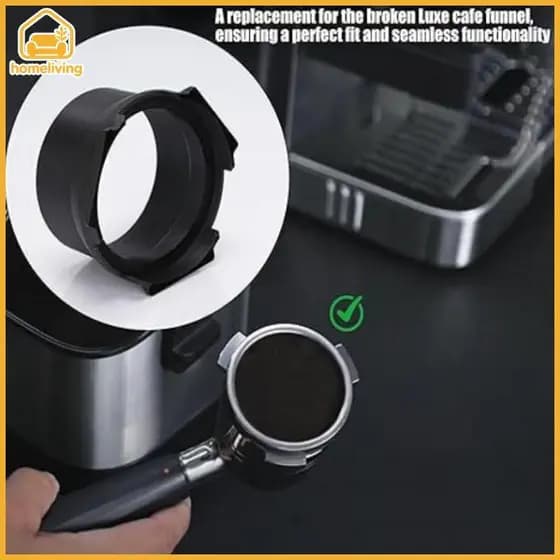 Funil De Máquina De Café De Substituição HomeLiving Compatível Com Luxe Cafe ES601 E ES601C Alça Em Pó Anel Para Uso Dom