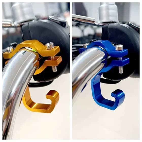 HomeLiving Scooter Elétrico Gancho Simples Bicicleta Ra Tubo De Armazenamento Cabide Bule Elétrica Portátil Capacete Met