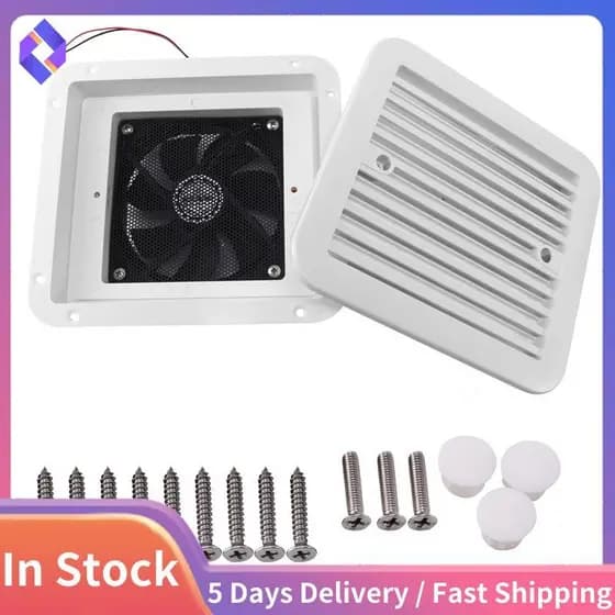 12V Universal Rv Motorhome Mute Roof Cooling Trailer Exaustor Caravana Ventilação Eficaz Para Montagem No Teto