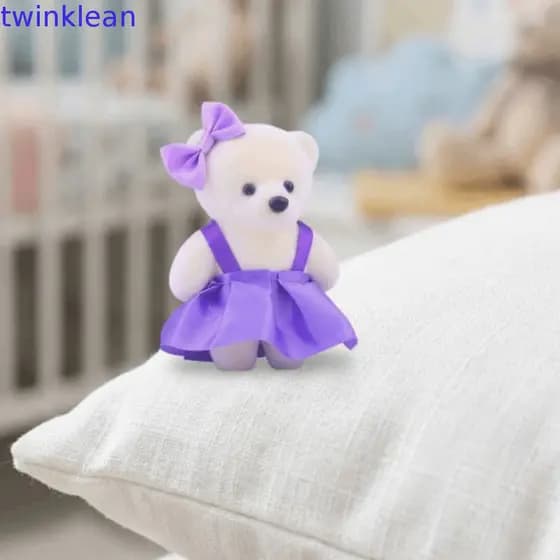 TWINKLEAN 10 Unidades/Conjunto Brinquedos De Espuma De Pelúcia De Urso , Mini Buquê De Flores Desenho Animado , Animal