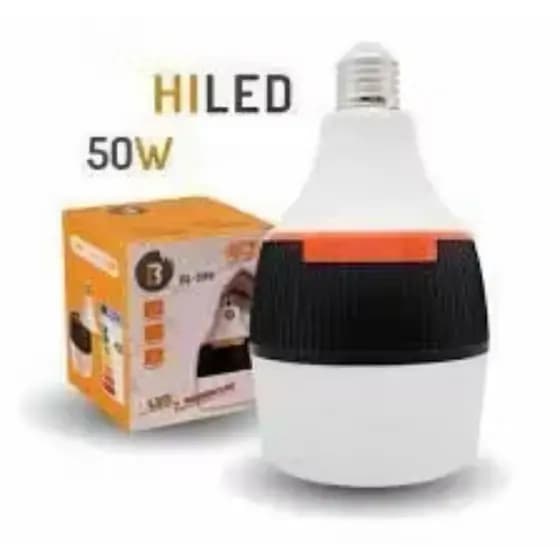 Super Lâmpada recarregável emergência de 20W/40W/50W/60W acendendo durante queda de energia bivolt