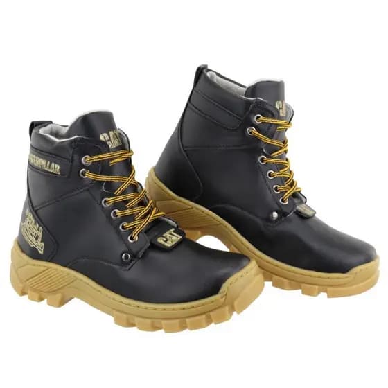 Coturno Masculino Botina Caminhada CAT Caterpillar confortavel