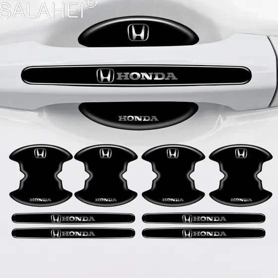 8Pc Adesivos de Proteção para Porta de Carro Anti-Riscos para Honda Civic Accord Vezel Fit CRV HRV CRZ Polo Jazz Jade 99