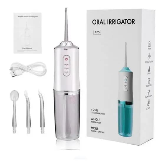 Irrigador Bucal Portátil Limpador Dentes Recarregável