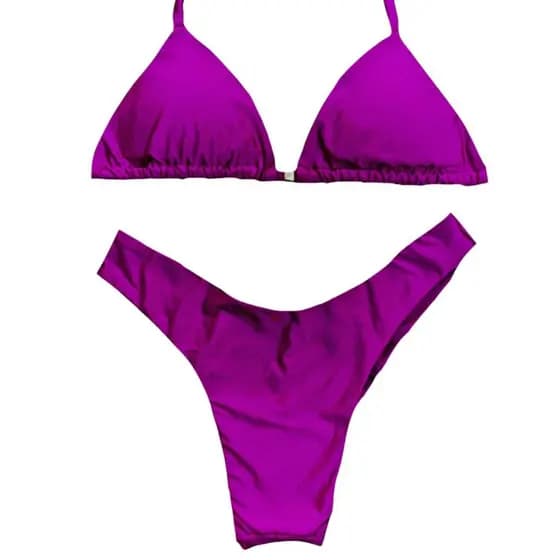 Conjunto Biquíni Cortininha Com Bojo Removivel Calcinha Fio Duplo Levanta Bumbum Cores Neon Moda Praia Promoção