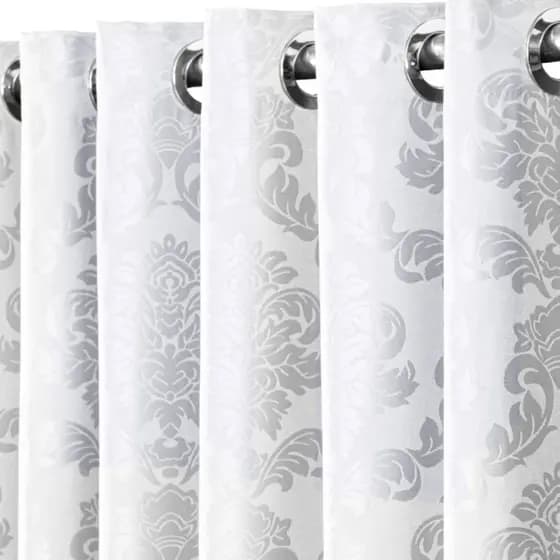Cortina Premium Para Sala e Quarto Jacquard Estampada 1,30 x 2,00 Metros Ideal para Janela Semi Blackout