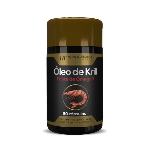 ÓLEO DE KRILL 60CAPS 750MG HF SUPLEMENTOS