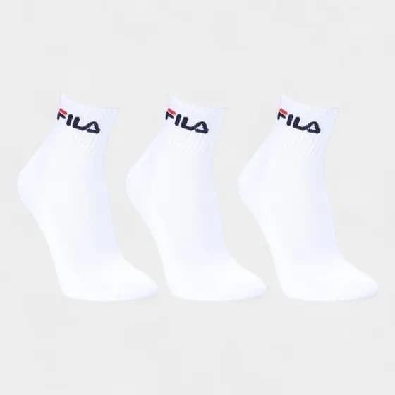 Kit Meia Fila Cano Médio Logo c/ 3 pares - Branco