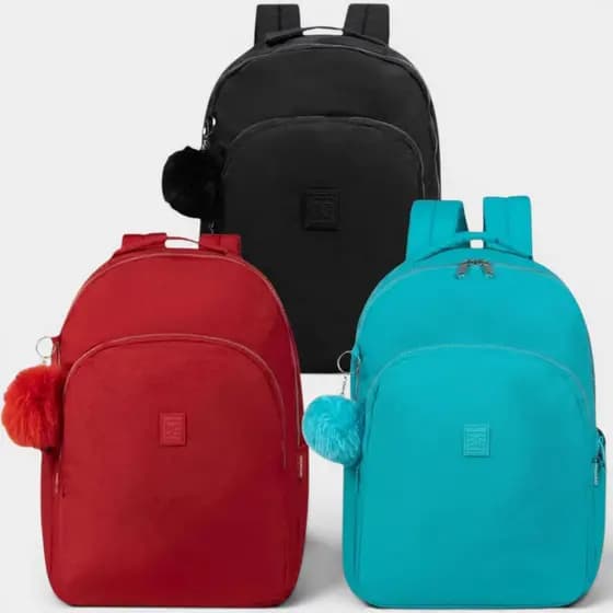 Mochila Escolar Bagaggio Pop Fun Feminina Original