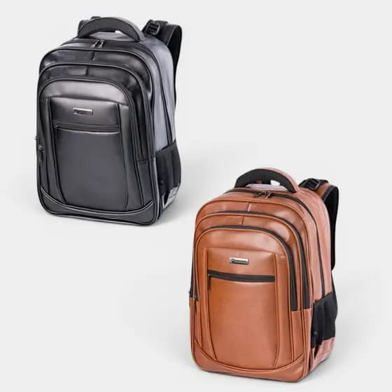 Mochila Executiva World Bags Unissex Ultra Resistente