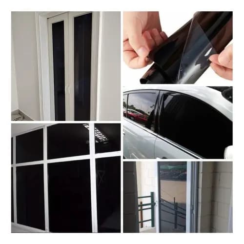 Insulfim Fumê 1,00 x 1,00m G5 G20 G35 Automotiva Residencial