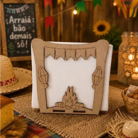 Kit Porta Guardanapo Decoração Festa Junina Julina Arraiá