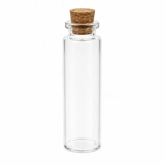 20 Vidro Penicilina 20ml Com Rolha de Cortiça Festa Batizado Lembrancinha