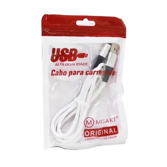Cabo de Dados USB Para Carregar Celulares com Nylon