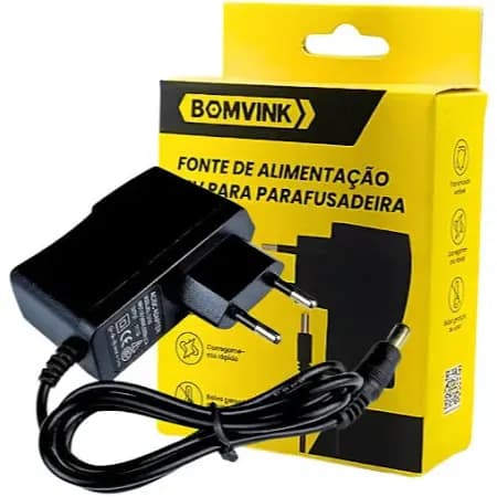 Carregador Fonte 12V Para Parafusadeira Bivolt