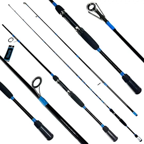VARA PARA MOLINETE PLUSFISH SPIN SP562MH 5'6" (1.68M) 15-30LB - AZUL - 2 PARTES