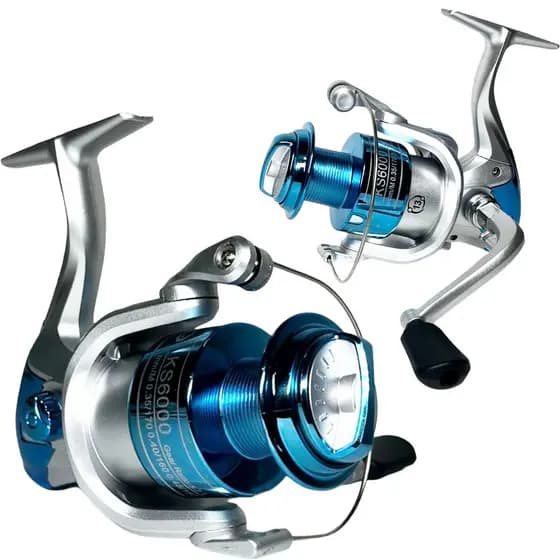 Molinete de Pesca Taue Ks 6000 - 13 Rolamentos - Drag: 14Kg - 5.2:1 - Pesca Media/Pesada