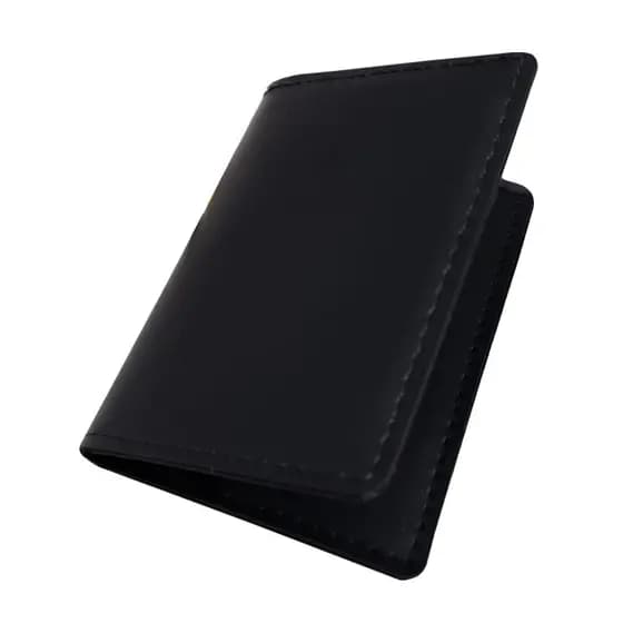 Carteira Masculina em Couro Slim Preto