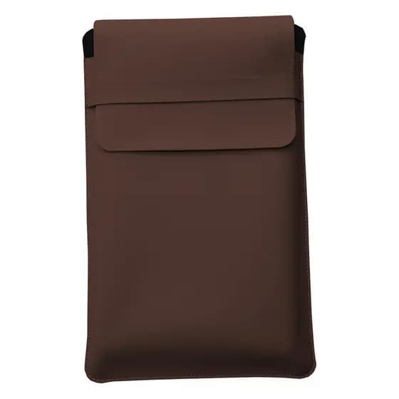 Case Pasta Capa Para Notebook Couro Sintético Marrom