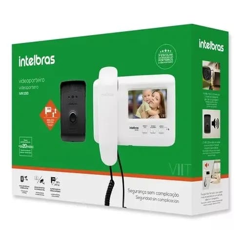 Espetacular Vídeo Porteiro IVR 1010 tela 4.3" Intelbras