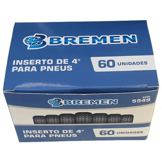 Refil Tipo Macarrao Carro 6mm Bremen Caixa C/ 60 unidades