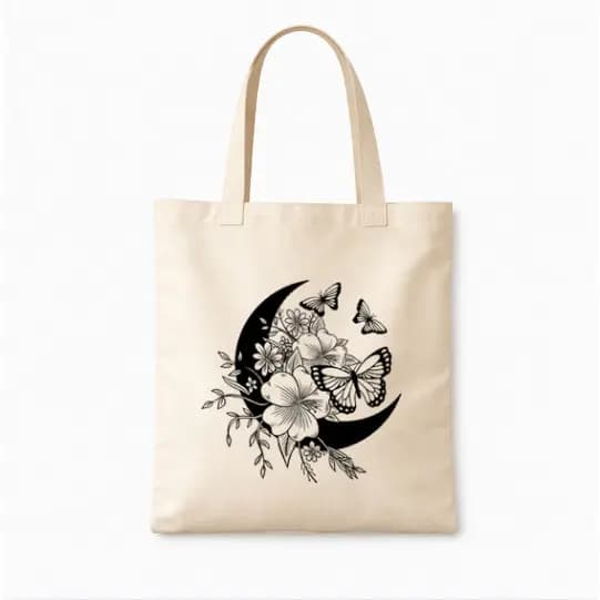 Ecobag lua Sacola Ecológica 100% Algodão