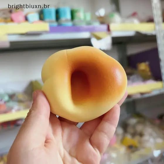 Grande Sensação De Mão Caramelo Nuvem Pão Espremer Brinquedo Lento Rebote Pitada Para Trabalhadores De Escritório Alívio