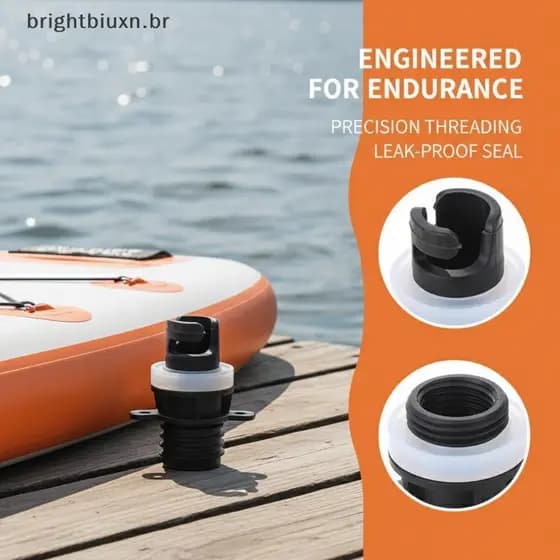 Adaptador De Válvula De Ar Durável 1 2 3 Peças Para Barco Inflável Caiaque Conector De Bomba SUP Universalpatibilidade A