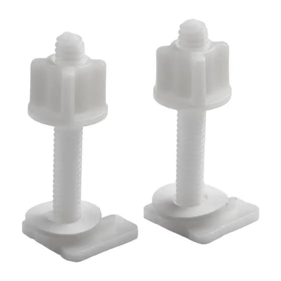 Parafusos De Reparo De Dobradiça De Assento De Vaso Sanitário De Plástico + Montagem + Acessórios De Kit De Arruelas