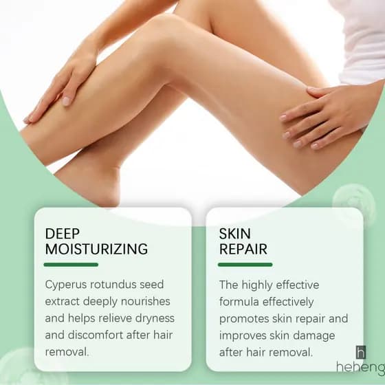 Óleo De Remoção De Pelos 60ml Para Cuidados Com A Pele Do Corpo Fórmula Hidratante E Calmante De Extrato De Noz-Moscada