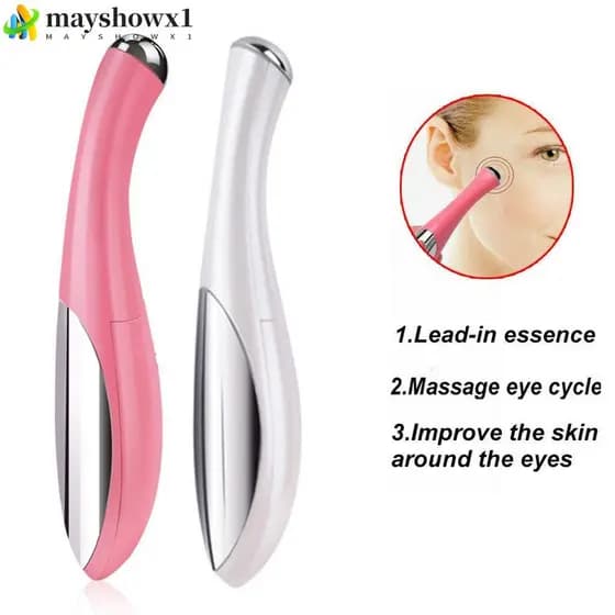 MAYSHOWX1 Massageador De Olhos Mini Instrumento Portátil De Massagem Vibratória