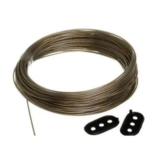 Corda De Aço Pvc varal 20 Metros