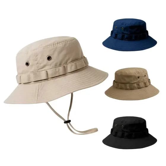 Chapéu Tático militar Bucket Chapéu Camping Pesca Masculino Feminino Chapéu Militar