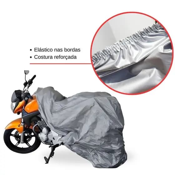 Capa Para Moto 100% Impermeável Proteção UV Sol/Chuva/Poeira - Auto Style