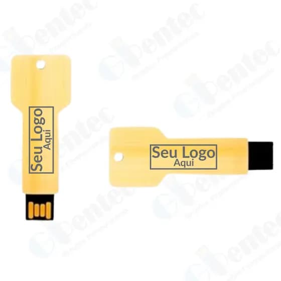 Pen Drive Chave Madeira Personalização a partir de 10 peças (REF-MM250)