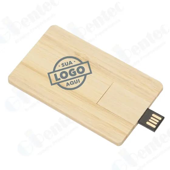 Pen Card Madeira Personalização a partir de 10 peças (REF-MM185)