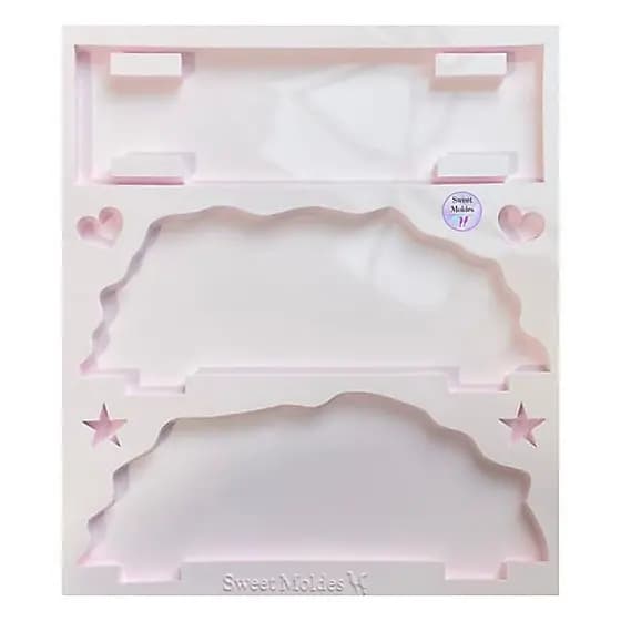 Molde de silicone Porta Guardanapo Geodo