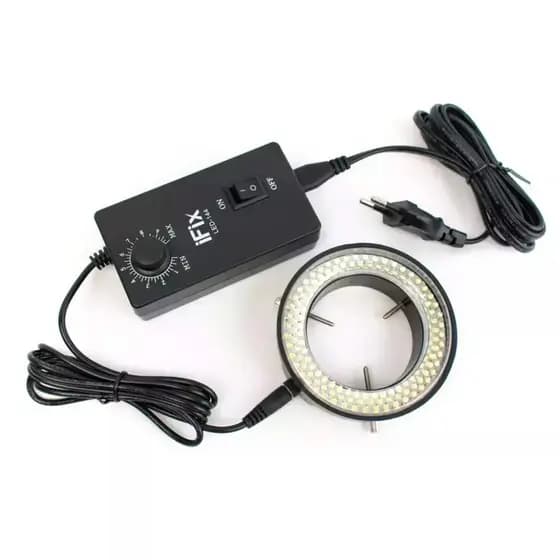 Lampada Microscopio 144 Ifix Led Luz Ajustável Bivolt
