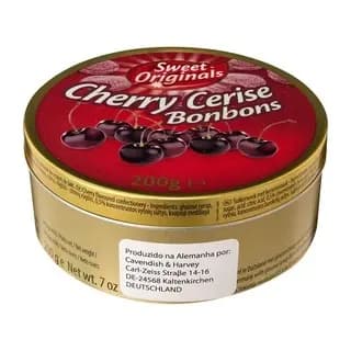 Bala Sabor Cereja Sweet Originals Pote 200g Bala Importada Alemanha