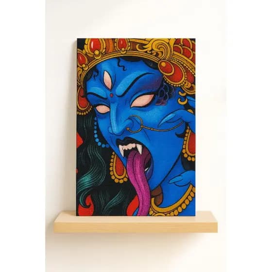 QUADRO Kali Deusa Placa Decorativa MDF