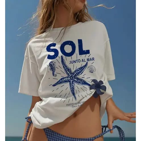Camisa Blusao Premium Feminina Sol Praia Confortavel Moda Primavera Estilosa Biquini